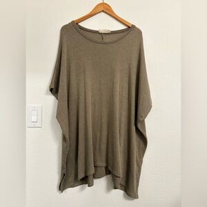 🫒Audrey 3+1 Oversized Olive Knit Tunic🫒